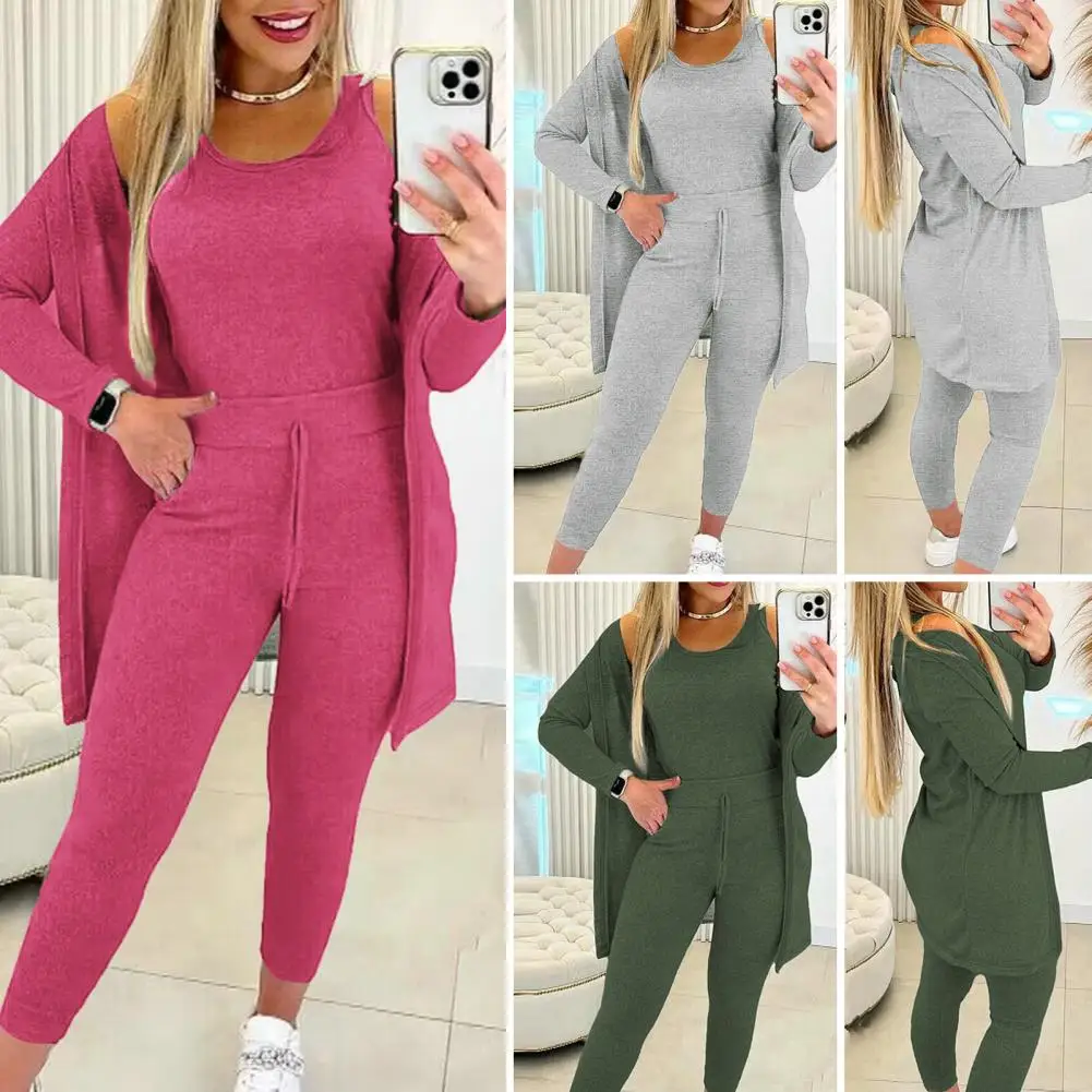 3 Pcs/Set Women Coat Vest Pants Suit High Waist Sweatpants Sleeveless Vest Mid Length Coat Warm Sports Fall Winter Tracksuit
3 Pcs/Set Women Coat Vest Pants Suit High Waist Sweatpants Sleeveless Vest Mid Length Coat Warm Sports Fall Winter Tracksuit