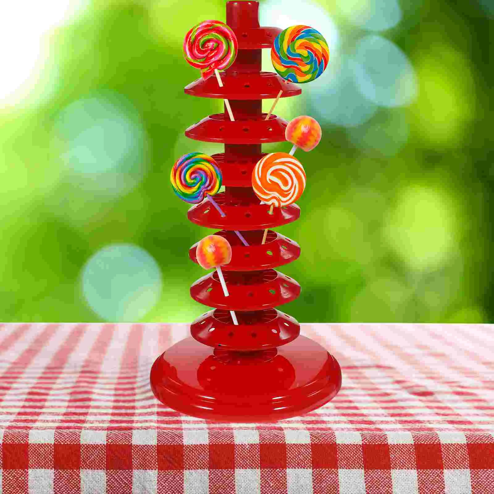 Layers Red PP Lollipop Stand Tower Mold for Party Lollipop Holder Shop Tabletop Display Rack Home Decor
Layers Red PP Lollipop Stand Tower Mold for Party Lollipop Holder Shop Tabletop Display Rack Home Decor