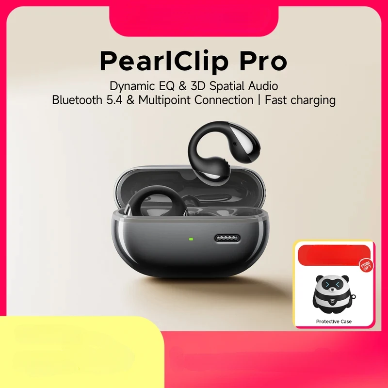2026 Wireless Headset Bluetooth 5.4 Earplug Earphone PearlClip Pro Supports AI ENC clear Call Multipoint Connection And IPX5.
2026 Wireless Headset Bluetooth 5.4 Earplug Earphone PearlClip Pro Supports AI ENC clear Call Multipoint Connection And IPX5.