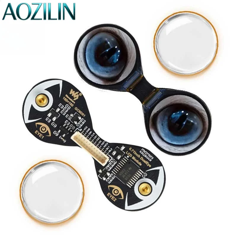 AOZILIN ESP32-S3 Round LCD Screen Module 0.71/1.28 Inch Electronic Eye For Toy Doll Making
AOZILIN ESP32-S3 Round LCD Screen Module 0.71/1.28 Inch Electronic Eye For Toy Doll Making