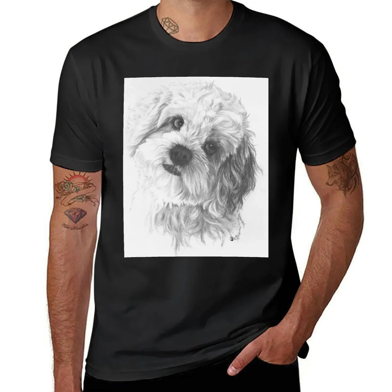 Cavachon Portrait in Graphite T-Shirt anime t shirts valentines boutique clothes plus size men clothing
Cavachon Portrait in Graphite T-Shirt anime t shirts valentines boutique clothes plus size men clothing