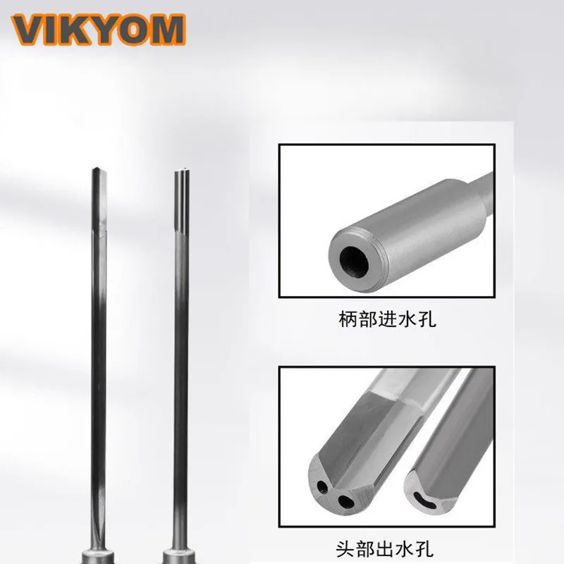 Customized D4x110mm Working Length 10x40mm Shank Deep Hole Gun Drill Bit Carbide Head CNC Inner Coolant Cutting Tool V-shape
Customized D4x110mm Working Length 10x40mm Shank Deep Hole Gun Drill Bit Carbide Head CNC Inner Coolant Cutting Tool V-shape