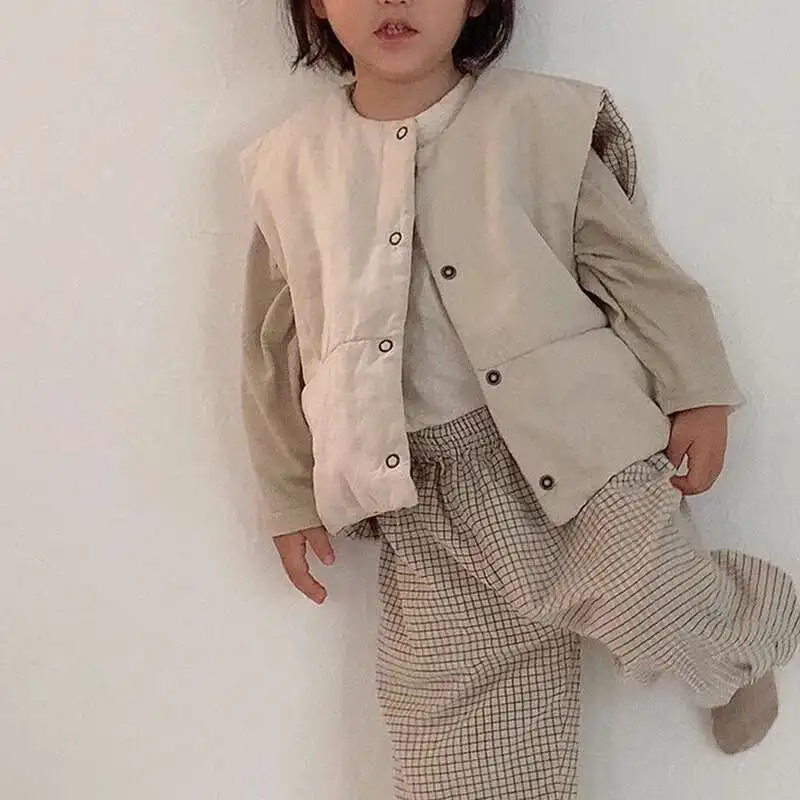 New Autumn Baby Grils Winter Clothes Boys Sleevless Jacket Toddler Waistcoats Kids Single Breasted Vest Coat Children Outwear 
New Autumn Baby Grils Winter Clothes Boys Sleevless Jacket Toddler Waistcoats Kids Single Breasted Vest Coat Children Outwear