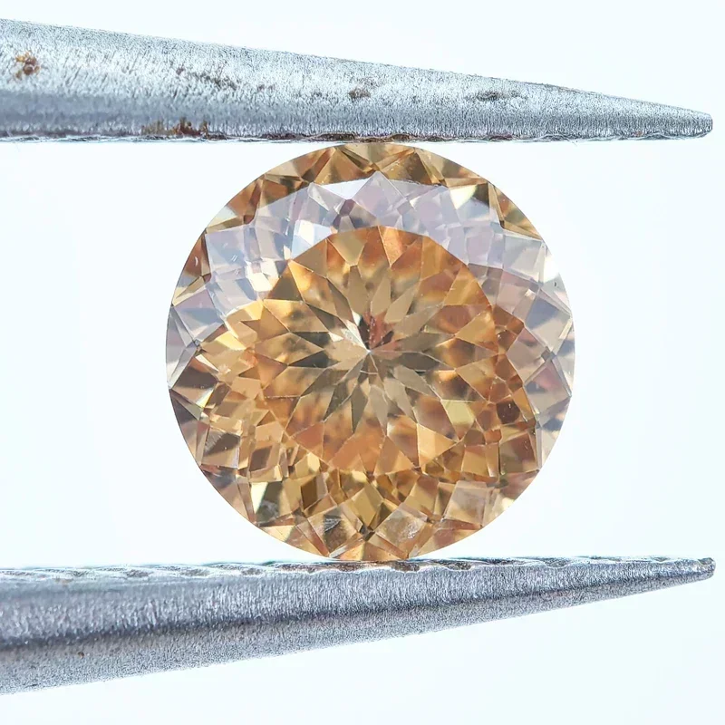 NEW Wholesale Moissanite Stone 100 Faceted Cut Champagne Color Artificial Gemstone Ring Necklace Earrings Main Materials
NEW Wholesale Moissanite Stone 100 Faceted Cut Champagne Color Artificial Gemstone Ring Necklace Earrings Main Materials