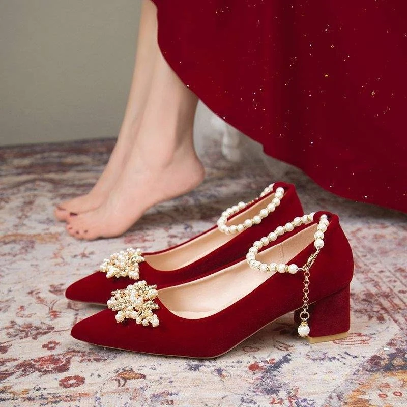 2026 Bridal Wedding Shoes Women Chinese Burgundy Wedding Shoes Pregnant Women Shoes
2026 Bridal Wedding Shoes Women Chinese Burgundy Wedding Shoes Pregnant Women Shoes