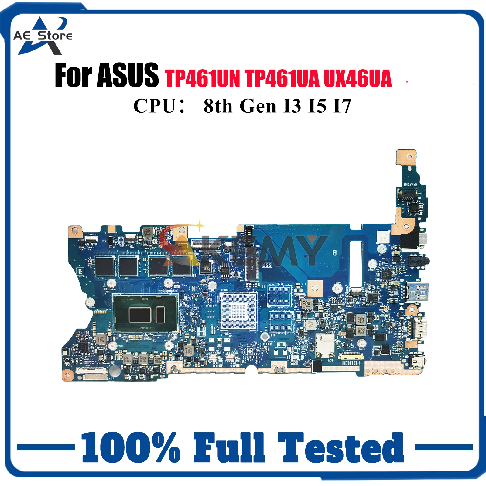 UX461UA Laptop Motherboard For ASUS ZenBook UX46UN UX46UA TP461UN UX461 TP461UA Mainboard With I3 I5 I7 CPU 100% tests OK stk
UX461UA Laptop Motherboard For ASUS ZenBook UX46UN UX46UA TP461UN UX461 TP461UA Mainboard With I3 I5 I7 CPU 100% tests OK stk