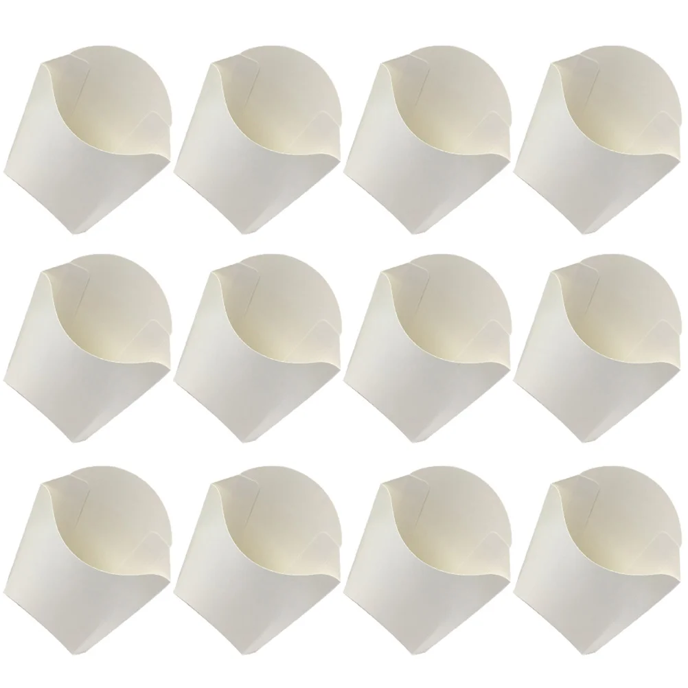 50 Pcs French Fries Box Small White Paper Bags Fry Holder Snack Container Popcorn Containers Delicatessen
50 Pcs French Fries Box Small White Paper Bags Fry Holder Snack Container Popcorn Containers Delicatessen