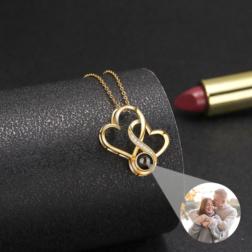 Ожерелье с подвеской в виде двойного сердца для женщин, ожерелье с фотопроекцией на заказ, цепочка 925, рождественский подарок для подруги, ювелирные изделия
Ожерелье с подвеской в виде двойного сердца для женщин, ожерелье с фотопроекцией на заказ, цепочка 925, рождественский подарок для подруги, ювелирные изделия