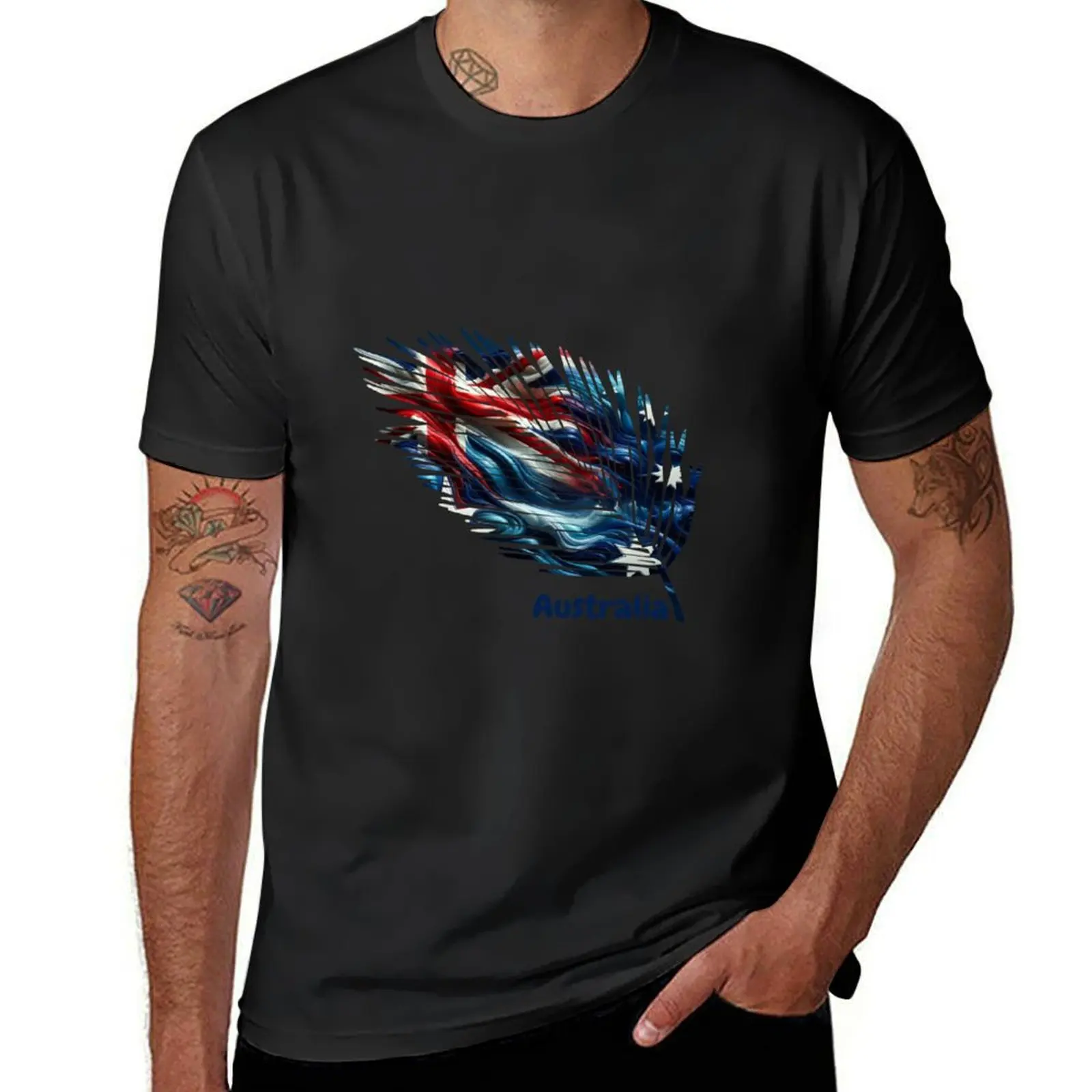 Abstract Flag of Australia T-Shirt tops customizeds Blouse mens graphic t-shirts hip hop
Abstract Flag of Australia T-Shirt tops customizeds Blouse mens graphic t-shirts hip hop