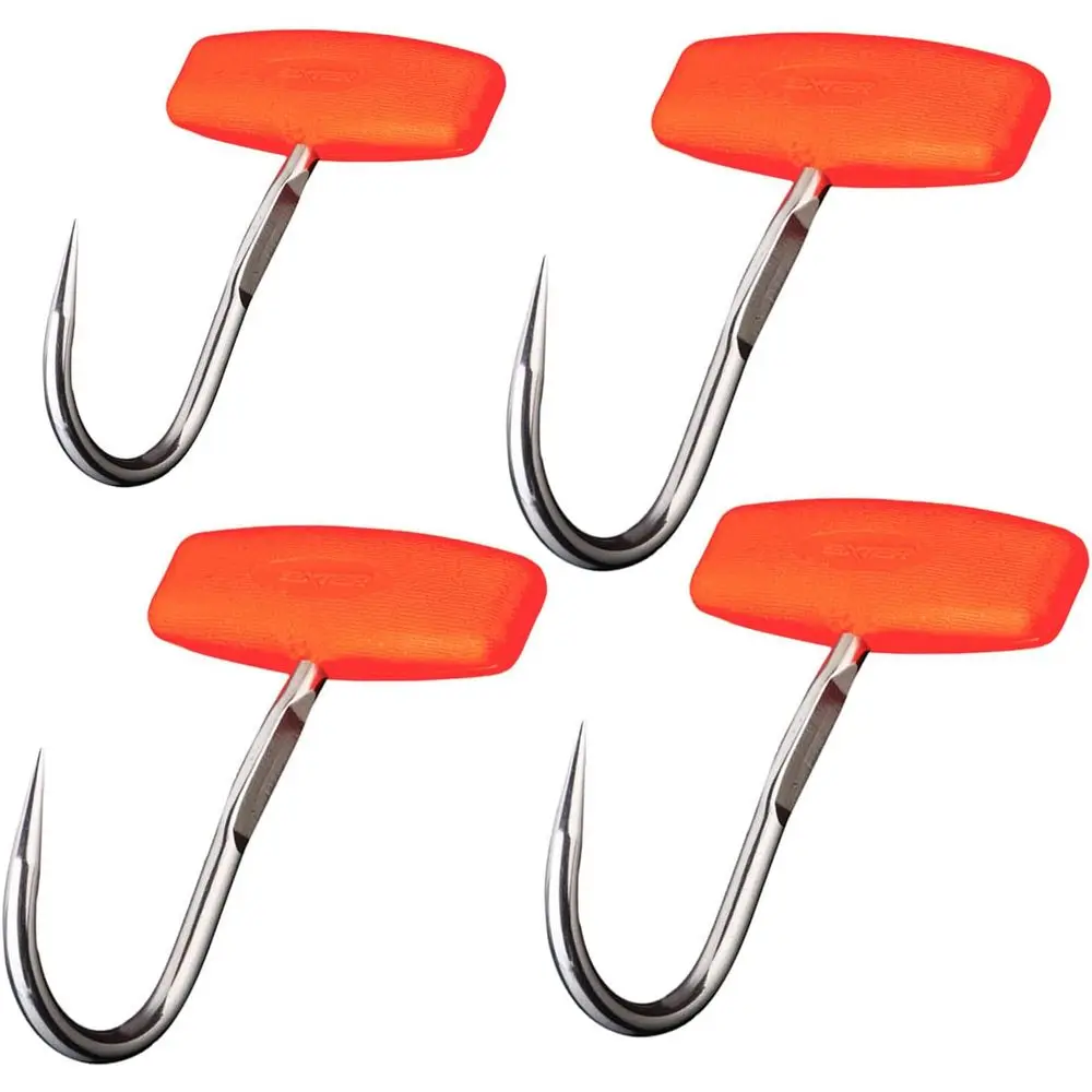 Stainless Steel T Hooks with Orange Hook Plug, T-Handle Meat Boning Hook, Kitchen Butcher Shop Restaurant Tool (4Pcs)
Stainless Steel T Hooks with Orange Hook Plug, T-Handle Meat Boning Hook, Kitchen Butcher Shop Restaurant Tool (4Pcs)