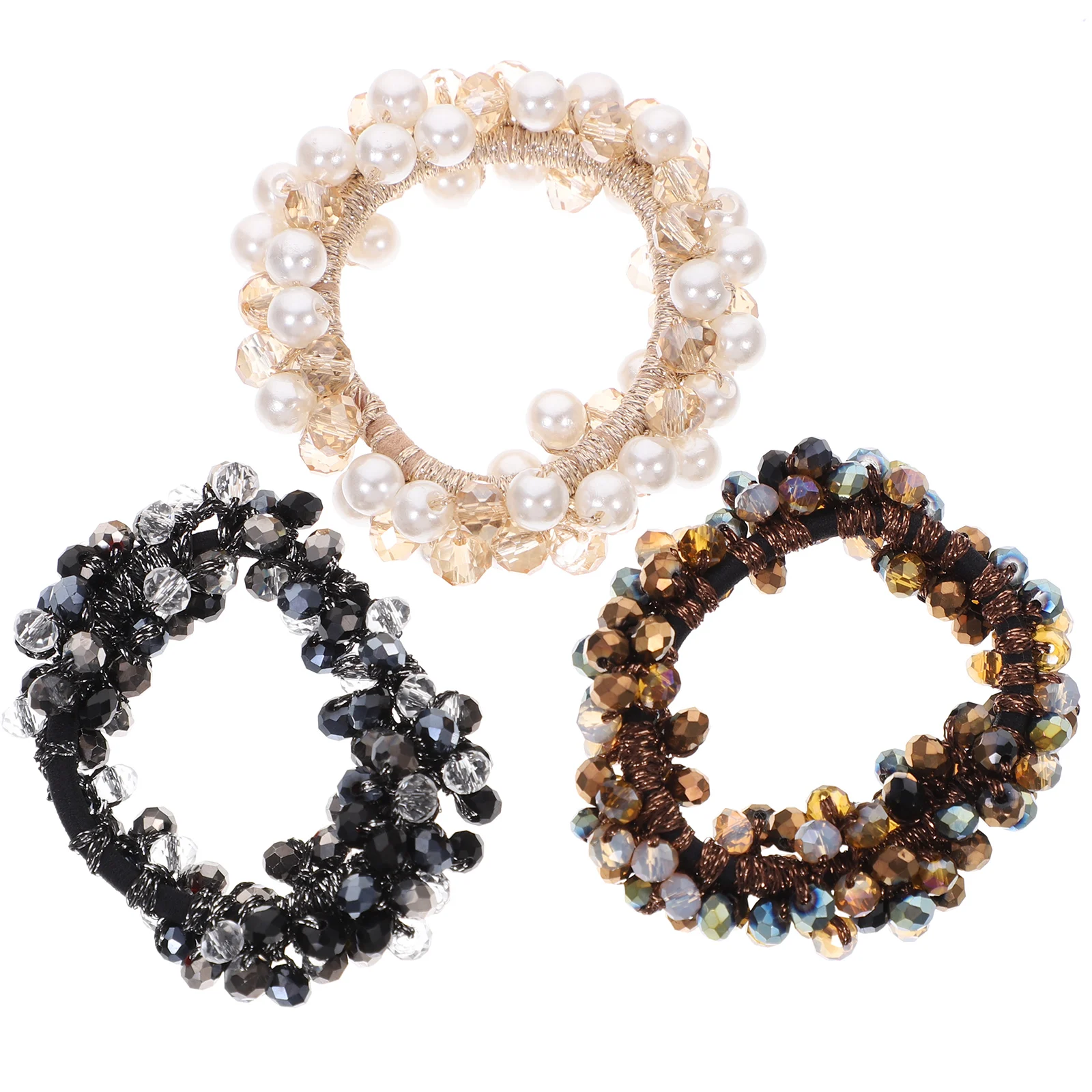 3 Pcs Hair Accessories Women Girls Imitation Pearls Crystal Elastic Ties All Match Hairb Stylish Design Durable Use Decorative
3 Pcs Hair Accessories Women Girls Imitation Pearls Crystal Elastic Ties All Match Hairb Stylish Design Durable Use Decorative