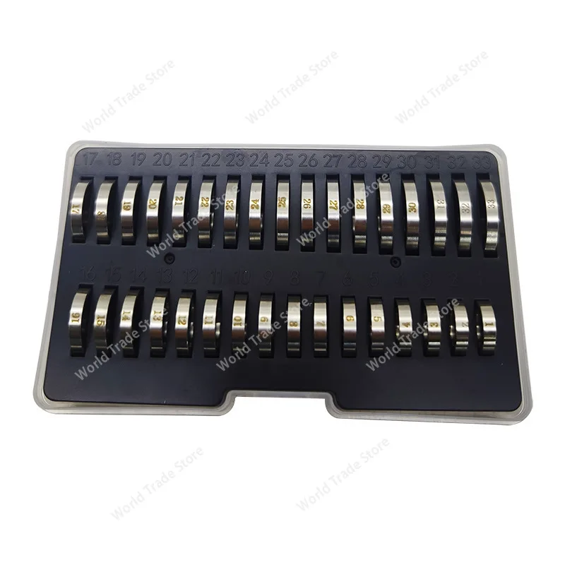 Инструмент для измерения размера кольца из нержавеющей стали — измеритель размера кольца по окружности пальца, тестер размера кольца
Инструмент для измерения размера кольца из нержавеющей стали — измеритель размера кольца по окружности пальца, тестер размера кольца