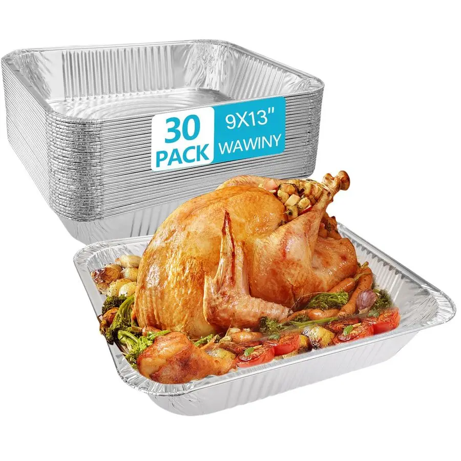Утолщенные алюминиевые формы для выпечки, 30 штук, особо глубокие одноразовые алюминиевые контейнеры для жарки, запекания, приготовления пищи, хранения продуктов, подогрева, приготовления на пару
Утолщенные алюминиевые формы для выпечки, 30 штук, особо глубокие одноразовые алюминиевые контейнеры для жарки, запекания, приготовления пищи, хранения продуктов, подогрева, приготовления на пару