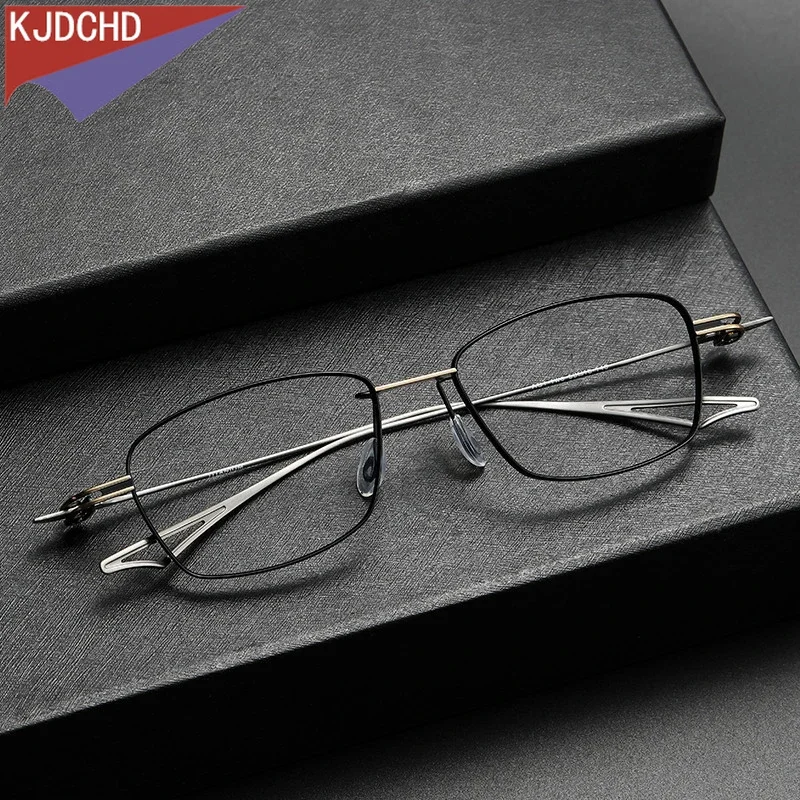 Pure Titanium Eye Glasses Frames Men Square Myopia Prescription Eyeglasses Frames 2025 New Male Vintage Optical Korean Eyewear
Pure Titanium Eye Glasses Frames Men Square Myopia Prescription Eyeglasses Frames 2025 New Male Vintage Optical Korean Eyewear