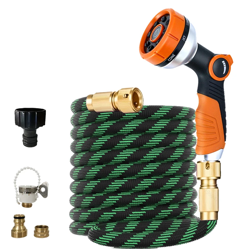 25ft-125ft Garden Water Hose Reel Expandable Watering Hose High Pressure Flexible Car Wash Watering Garden Irrigation Spray
25ft-125ft Garden Water Hose Reel Expandable Watering Hose High Pressure Flexible Car Wash Watering Garden Irrigation Spray