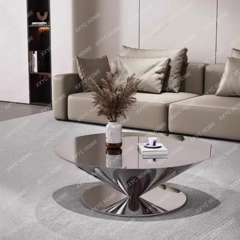 L minimalist suspension coffee table small apartment hourglass stainless steel mirror coffee table
L minimalist suspension coffee table small apartment hourglass stainless steel mirror coffee table