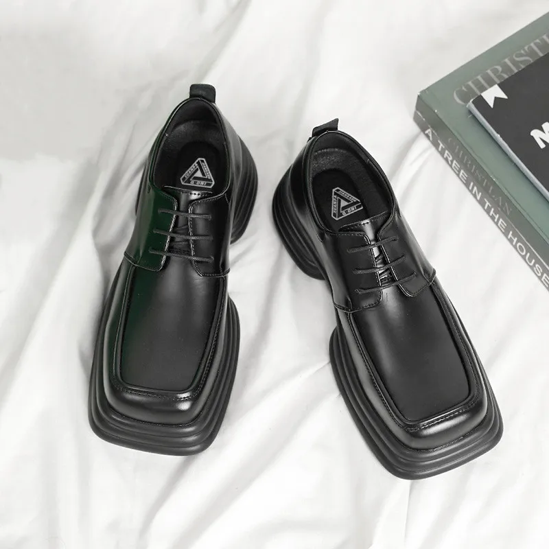 mens fashion genuine leather shoes lace-up platform derby shoe party banquet dress brand designer square toe sneakers footwear
mens fashion genuine leather shoes lace-up platform derby shoe party banquet dress brand designer square toe sneakers footwear