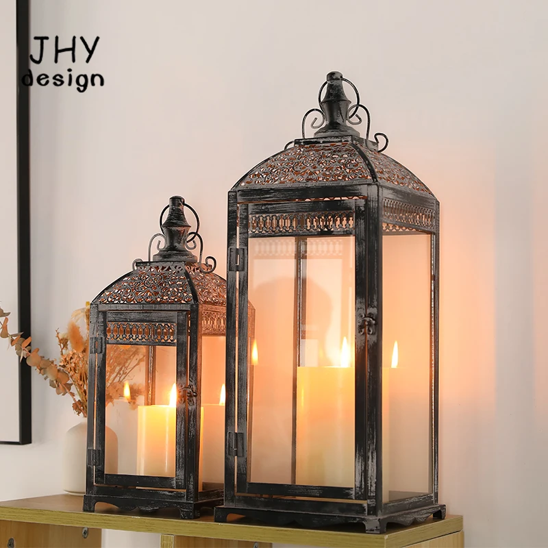 2Pcs/Set Retro Metal Candle Holders Christmas Decorations Vintage Wedding Centerpieces Lantern Home Table Centerpiece Event
2Pcs/Set Retro Metal Candle Holders Christmas Decorations Vintage Wedding Centerpieces Lantern Home Table Centerpiece Event
