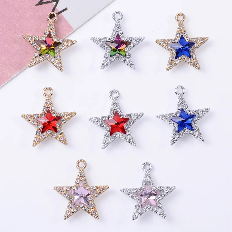 100Pc set UV color retention pendant Children's hair Hair rope version inlaid crystal four-color five-pointed star material
100Pc set UV color retention pendant Children's hair Hair rope version inlaid crystal four-color five-pointed star material