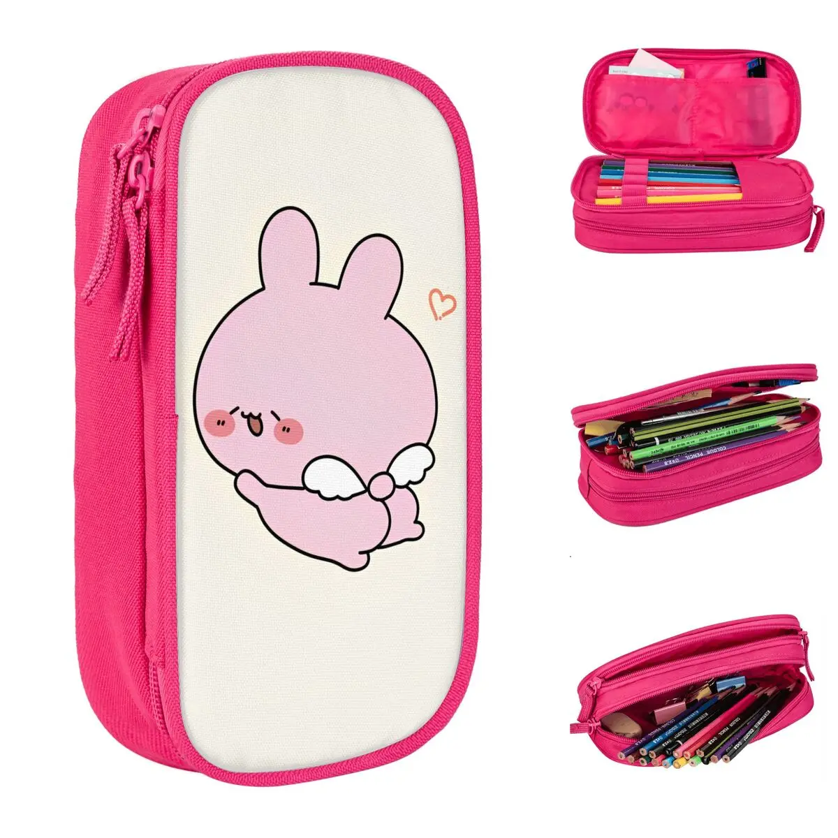 Asamimichaan Cute Asamimi Angel Pencil Cases Pencilcases Pen Holder for Student Large Storage Bags School Zipper Stationery
Asamimichaan Cute Asamimi Angel Pencil Cases Pencilcases Pen Holder for Student Large Storage Bags School Zipper Stationery