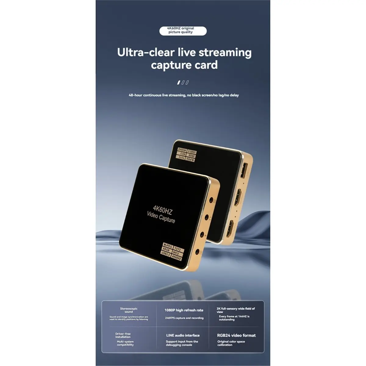 (BOFF) Карта видеозахвата USB3.0 с разрешением 4K60HZ, без задержек, для записи HD-видео с выходом Loop, устройство для прямой трансляции HDTV
(BOFF) Карта видеозахвата USB3.0 с разрешением 4K60HZ, без задержек, для записи HD-видео с выходом Loop, устройство для прямой трансляции HDTV