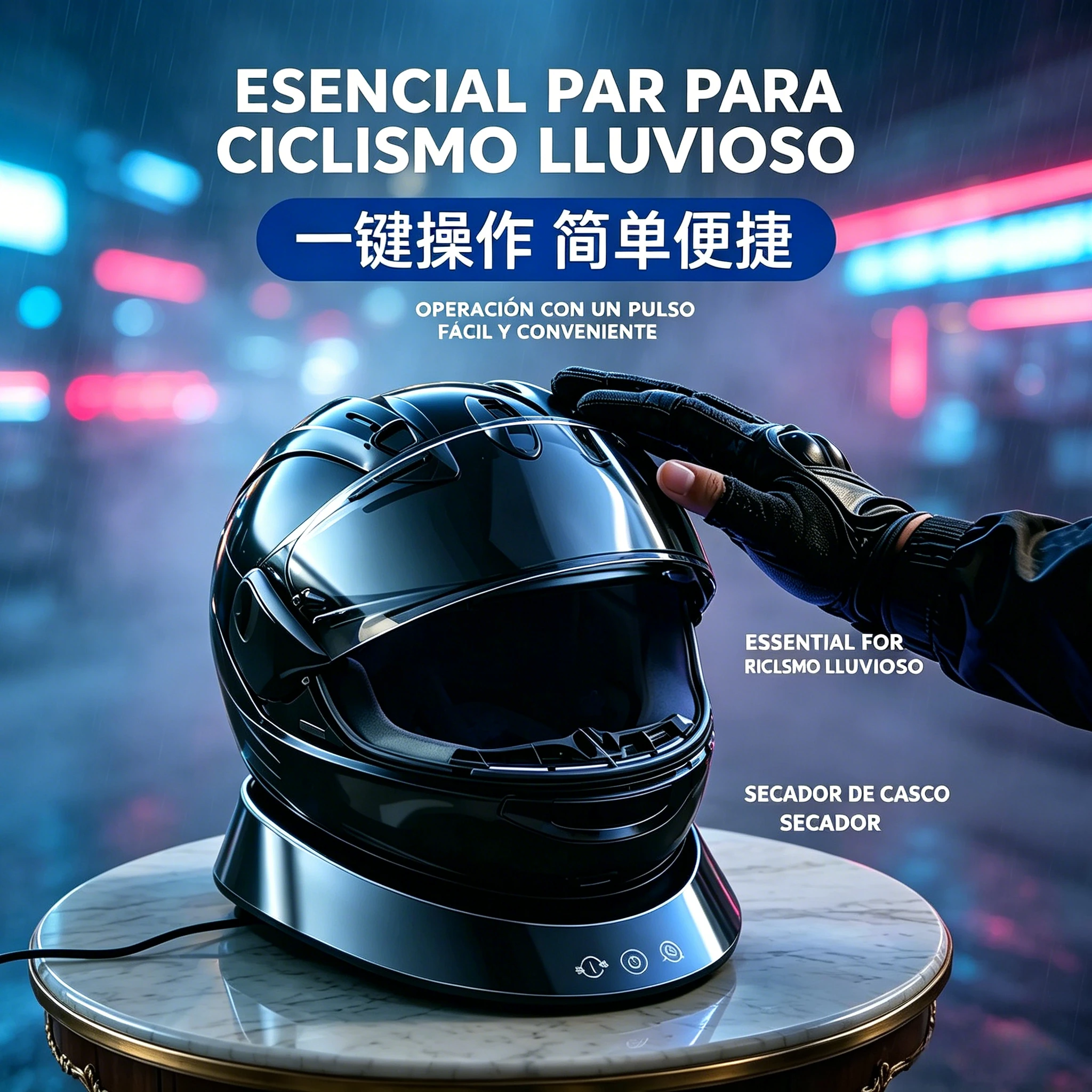 Helmet Dryer Sterilizer Machine for Motorcycle Helmet After Sweaty Riding Odor Removal
Helmet Dryer Sterilizer Machine for Motorcycle Helmet After Sweaty Riding Odor Removal