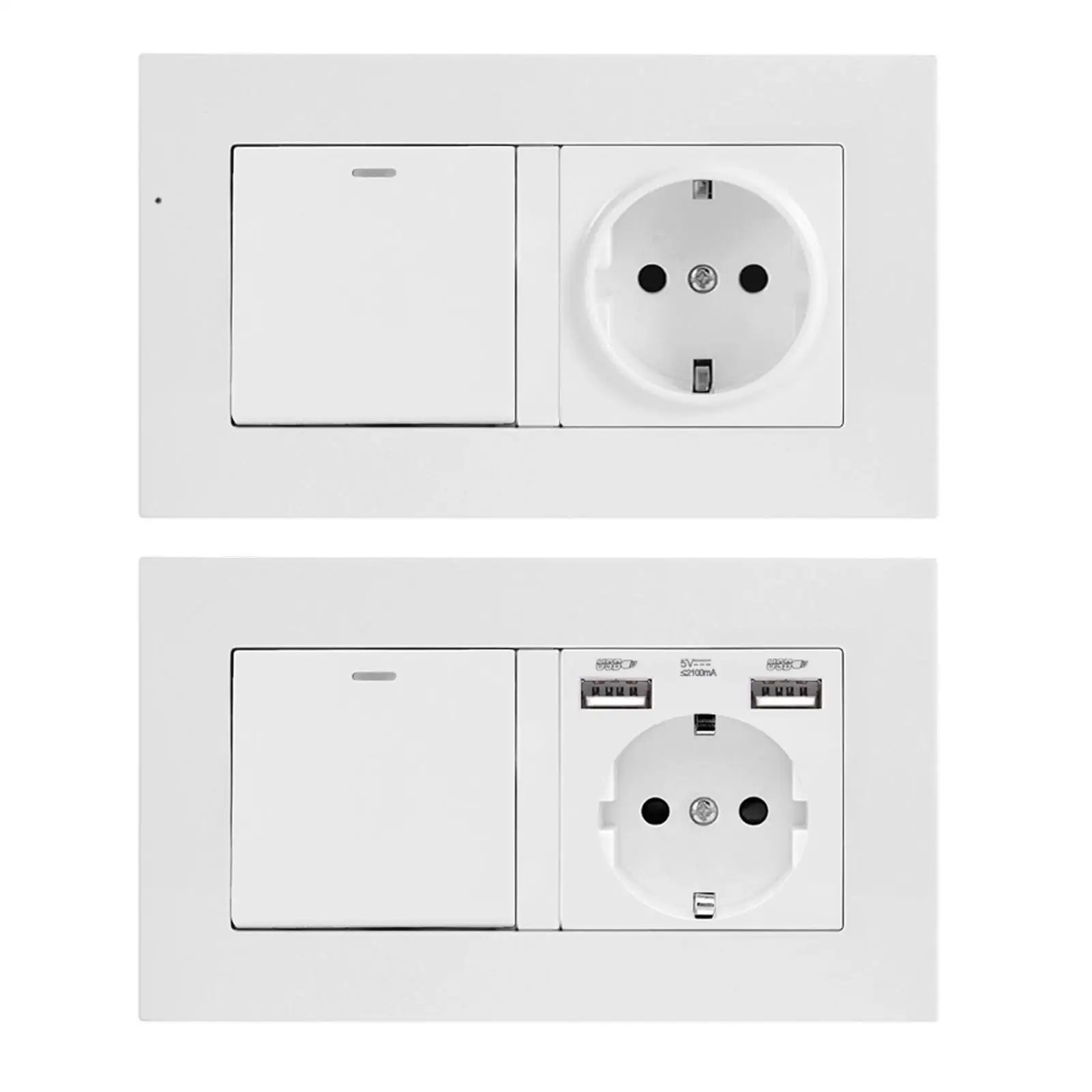 16A white European standard switch socket panel German style dual European standard wall socket home Light Switches
16A white European standard switch socket panel German style dual European standard wall socket home Light Switches