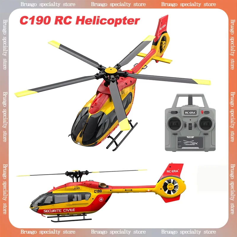 C190 H145 1:28 Радиоуправляемый вертолет, 6-канальный однопропеллерный безфлайбарный вертолет, 2,4G, бесщеточные двигатели, 3D шестиосевой гироскоп, модель самолета
C190 H145 1:28 Радиоуправляемый вертолет, 6-канальный однопропеллерный безфлайбарный вертолет, 2,4G, бесщеточные двигатели, 3D шестиосевой гироскоп, модель самолета