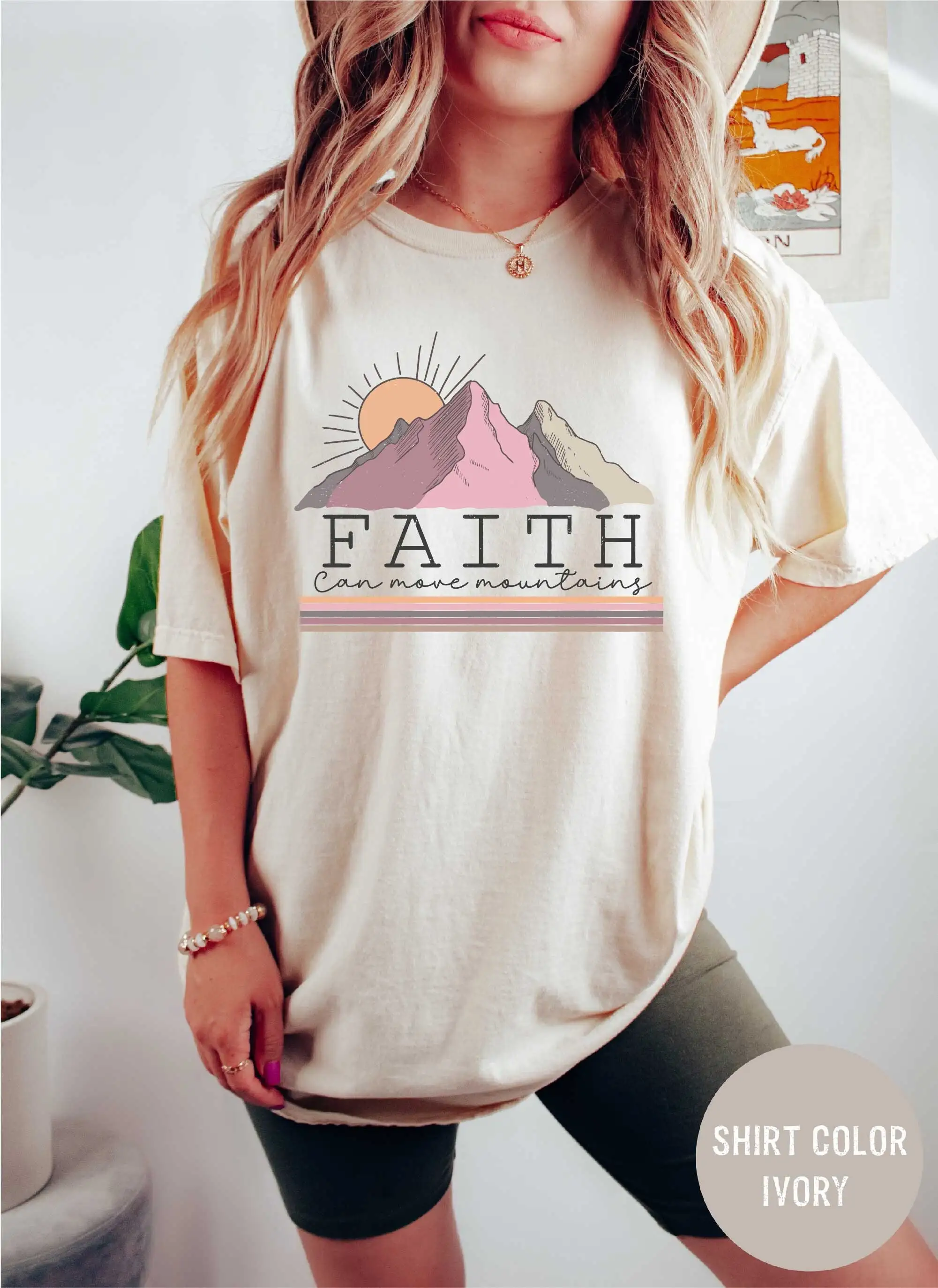 Faith Can Move Mountain T Shirt Religious Christian Church Bible Verse Inspirational
Faith Can Move Mountain T Shirt Religious Christian Church Bible Verse Inspirational