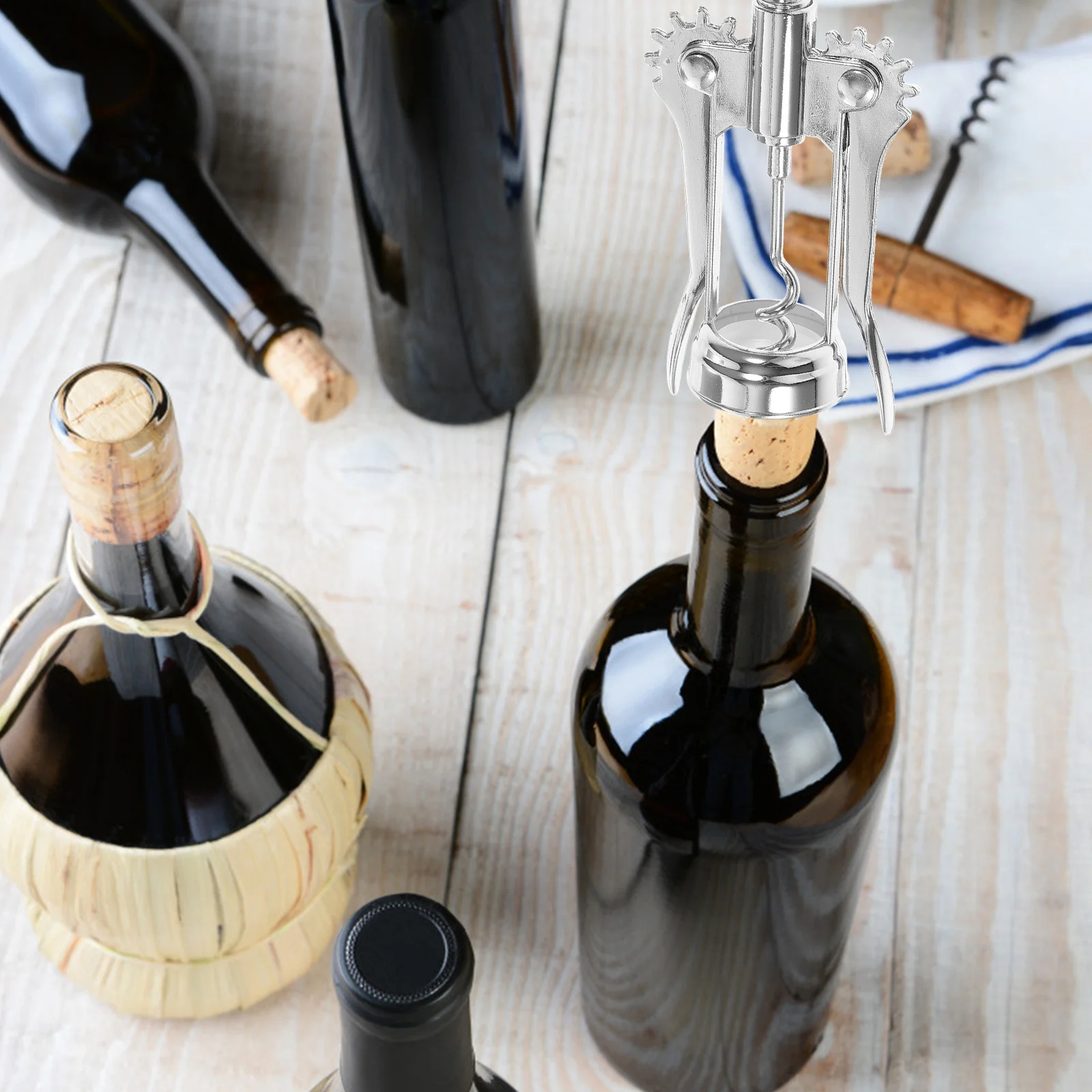 Нержавеющая сталь, штопор для вина, открывалка для бутылок с крыльями, ручная открывалка для вина, быстрый и легкий гаджет для открытия бутылок для вечеринки
Нержавеющая сталь, штопор для вина, открывалка для бутылок с крыльями, ручная открывалка для вина, быстрый и легкий гаджет для открытия бутылок для вечеринки