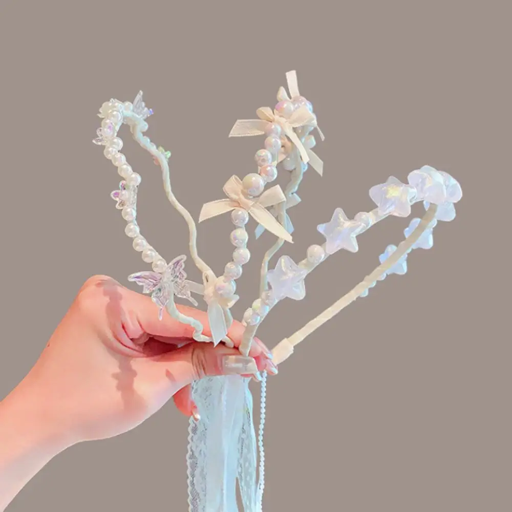 Elegant White Pearl Bow Hairbands Cute Sweet Princess Hair Hoop Flower Korean Children Headband for Kids 
Elegant White Pearl Bow Hairbands Cute Sweet Princess Hair Hoop Flower Korean Children Headband for Kids