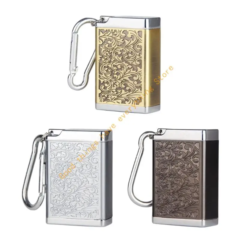 Keychain Ashtray For Travel Ashes Container Holder with Secure Lid For Camping 55KF
Keychain Ashtray For Travel Ashes Container Holder with Secure Lid For Camping 55KF