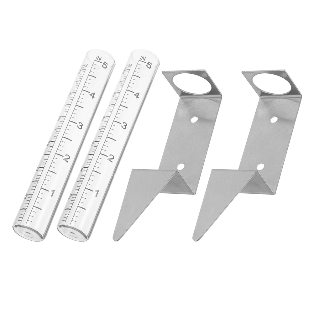 2Pcs Rain Gauge Outdoor Reusable Weather Meter with Clear Scale for Accurate Rainfall Monitoring in Gardens Lawns Yards
2Pcs Rain Gauge Outdoor Reusable Weather Meter with Clear Scale for Accurate Rainfall Monitoring in Gardens Lawns Yards
