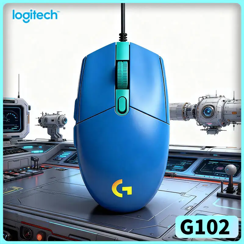 Logitech G102 Wired Gaming Mouse Adjustable DPI 16.8M RGB Colors Mechanical Buttons Ergonomic Design for Competitive Gamers
Logitech G102 Wired Gaming Mouse Adjustable DPI 16.8M RGB Colors Mechanical Buttons Ergonomic Design for Competitive Gamers