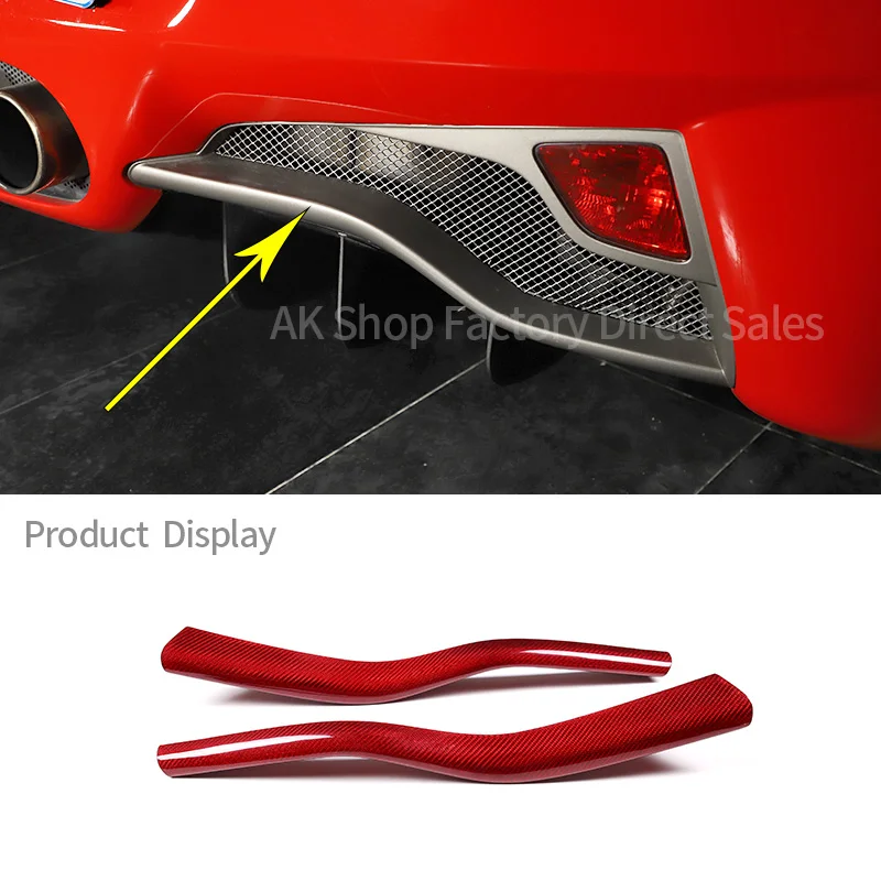 Car Rear Bumper Splitter Lip Diffuser Spoiler Cover Trim Real Carbon Fiber Red For Ferrari 458 2011-2016 External Accessories
Car Rear Bumper Splitter Lip Diffuser Spoiler Cover Trim Real Carbon Fiber Red For Ferrari 458 2011-2016 External Accessories