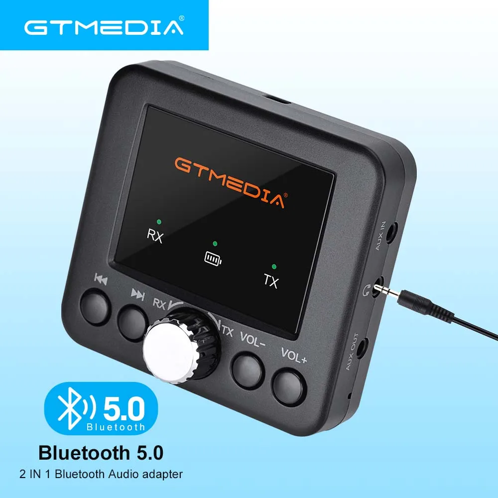 Bluetooth 5,0 приемник-передатчик GTMEDIA RT05 RT05 для ТВ наушников оптический разъем 3,5 мм Bluetooth AUX аудио адаптер
Bluetooth 5,0 приемник-передатчик GTMEDIA RT05 RT05 для ТВ наушников оптический разъем 3,5 мм Bluetooth AUX аудио адаптер