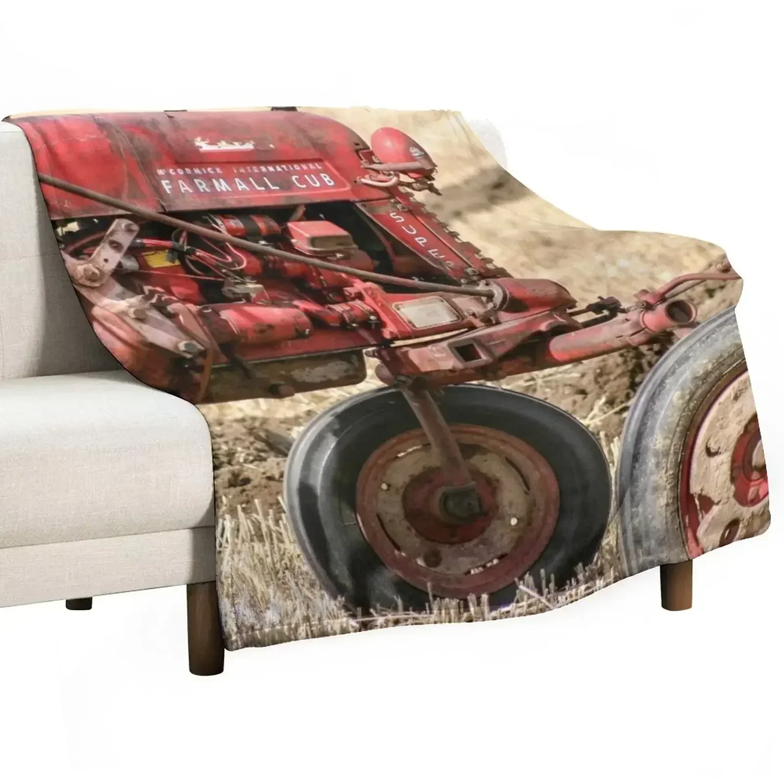 Vintage Farmall Cub Tractor Throw Blanket Luxury St for sofa Blankets
Vintage Farmall Cub Tractor Throw Blanket Luxury St for sofa Blankets