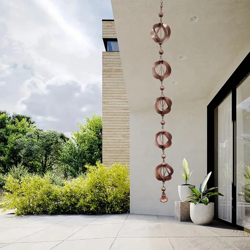 Rain Chains, Roof Gutter Downspout/Spout Channel, Rainwater Water Catcher/Diverter, Metal Durable
Rain Chains, Roof Gutter Downspout/Spout Channel, Rainwater Water Catcher/Diverter, Metal Durable