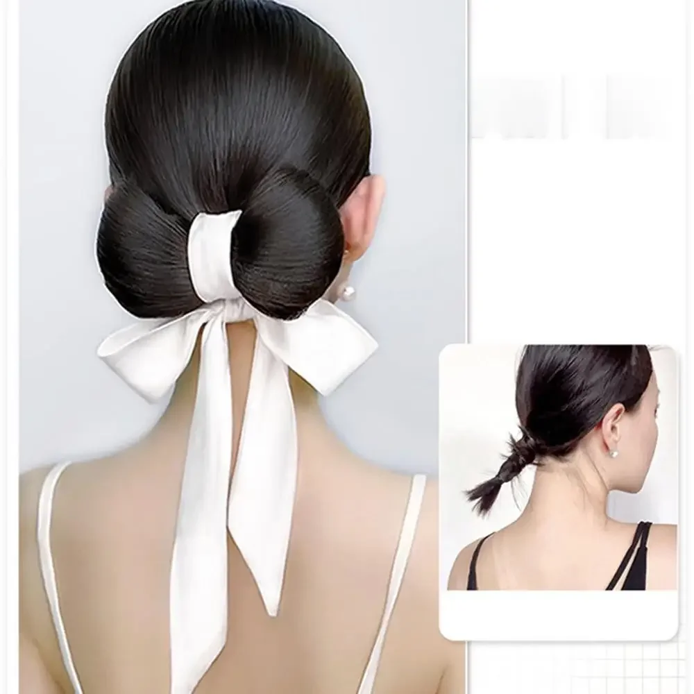 Korean Style Ribbon Bow Hair Clip Wig Ball Shaped Synthetic Hairpiece with Spring Clip Extensions for Women Versatile Styling
Korean Style Ribbon Bow Hair Clip Wig Ball Shaped Synthetic Hairpiece with Spring Clip Extensions for Women Versatile Styling