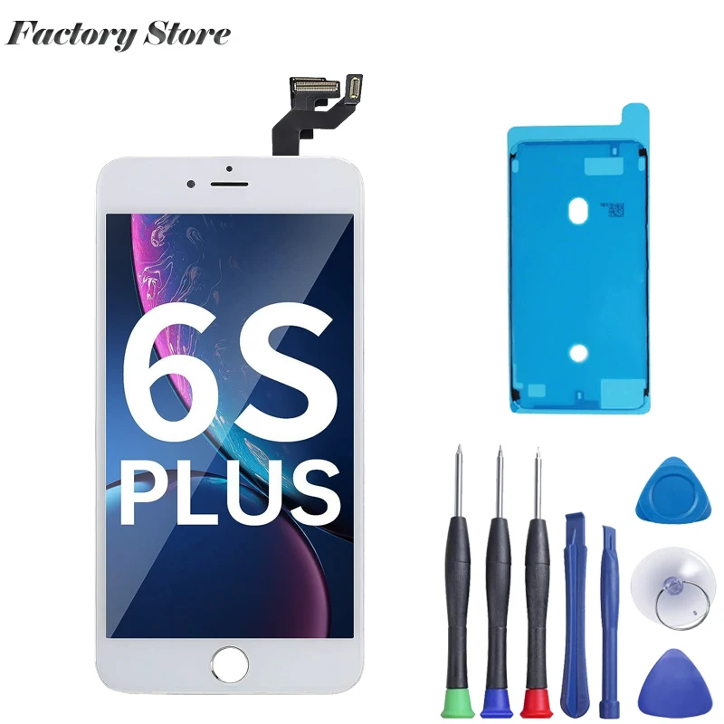 Replacement LCD Screen Compatible with iPhone 6s Plus 5.5 Inch Display Digitizer Assembly Full Complete Front Glass with Tools
Replacement LCD Screen Compatible with iPhone 6s Plus 5.5 Inch Display Digitizer Assembly Full Complete Front Glass with Tools