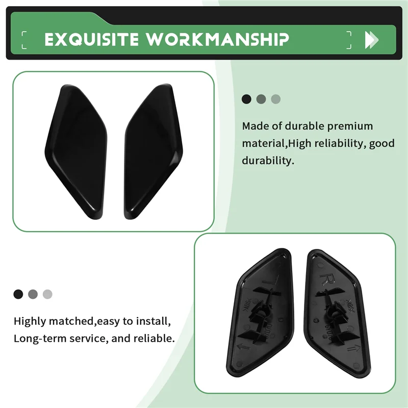 For Mitsubishi Outlander 2016-2019 Compatible Car Headlamp Washer Sprayer Nozzle Cover 8264A311WB 8264A312WB-A28K
For Mitsubishi Outlander 2016-2019 Compatible Car Headlamp Washer Sprayer Nozzle Cover 8264A311WB 8264A312WB-A28K