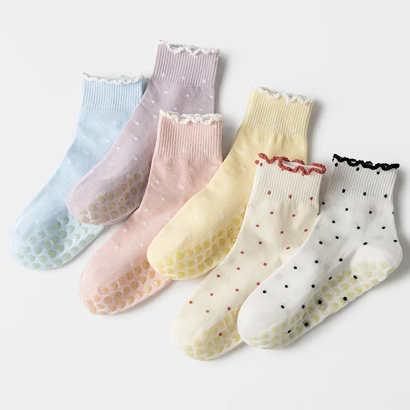 Ruffled Ankle Socks for Women—spring and Autumn, Minimalist and Versatile, Non-slip, Fitness and Pilates Socks, Yoga Socks
Ruffled Ankle Socks for Women—spring and Autumn, Minimalist and Versatile, Non-slip, Fitness and Pilates Socks, Yoga Socks