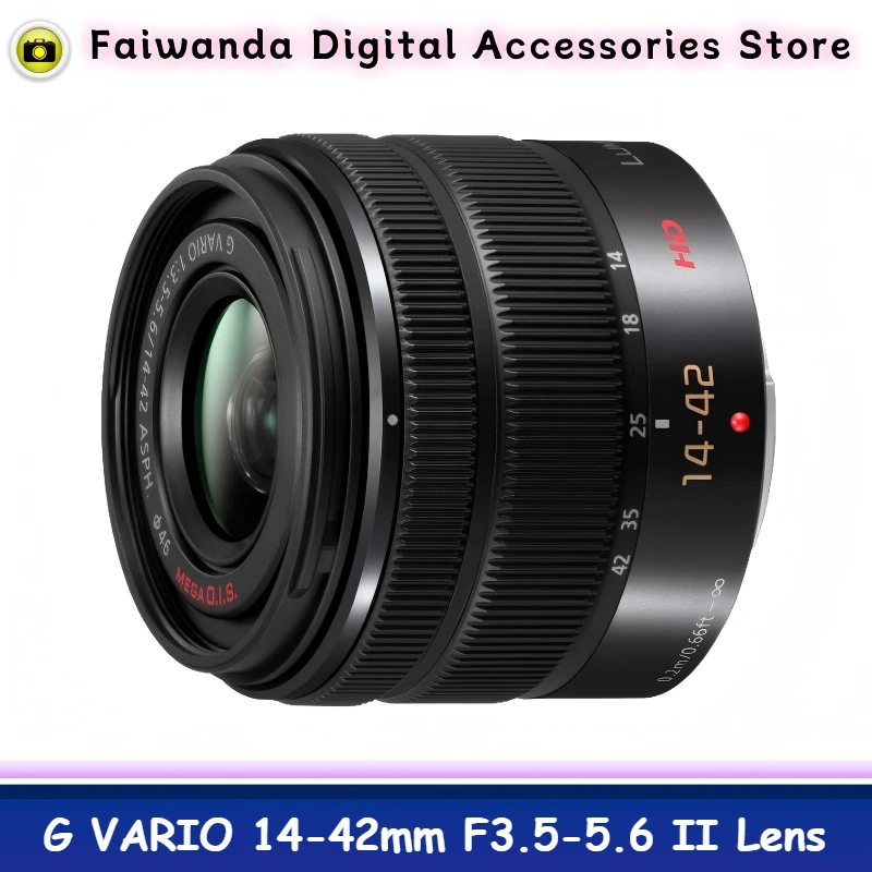 95% новый оригинальный объектив G VARIO 14-42mm f/3.5-5.6 II ASPH MEGA OIS для камер Panasonic с креплением M4/3
95% новый оригинальный объектив G VARIO 14-42mm f/3.5-5.6 II ASPH MEGA OIS для камер Panasonic с креплением M4/3