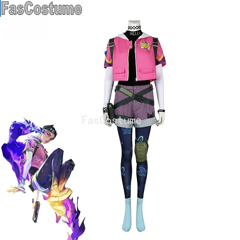 FasCostume CloveCosplayCostume Game Valorant Clove Immortal Косплей Костюм Женская боевая форма Хэллоуин Вечеринка Экипировка Полный комплект
FasCostume CloveCosplayCostume Game Valorant Clove Immortal Косплей Костюм Женская боевая форма Хэллоуин Вечеринка Экипировка Полный комплект