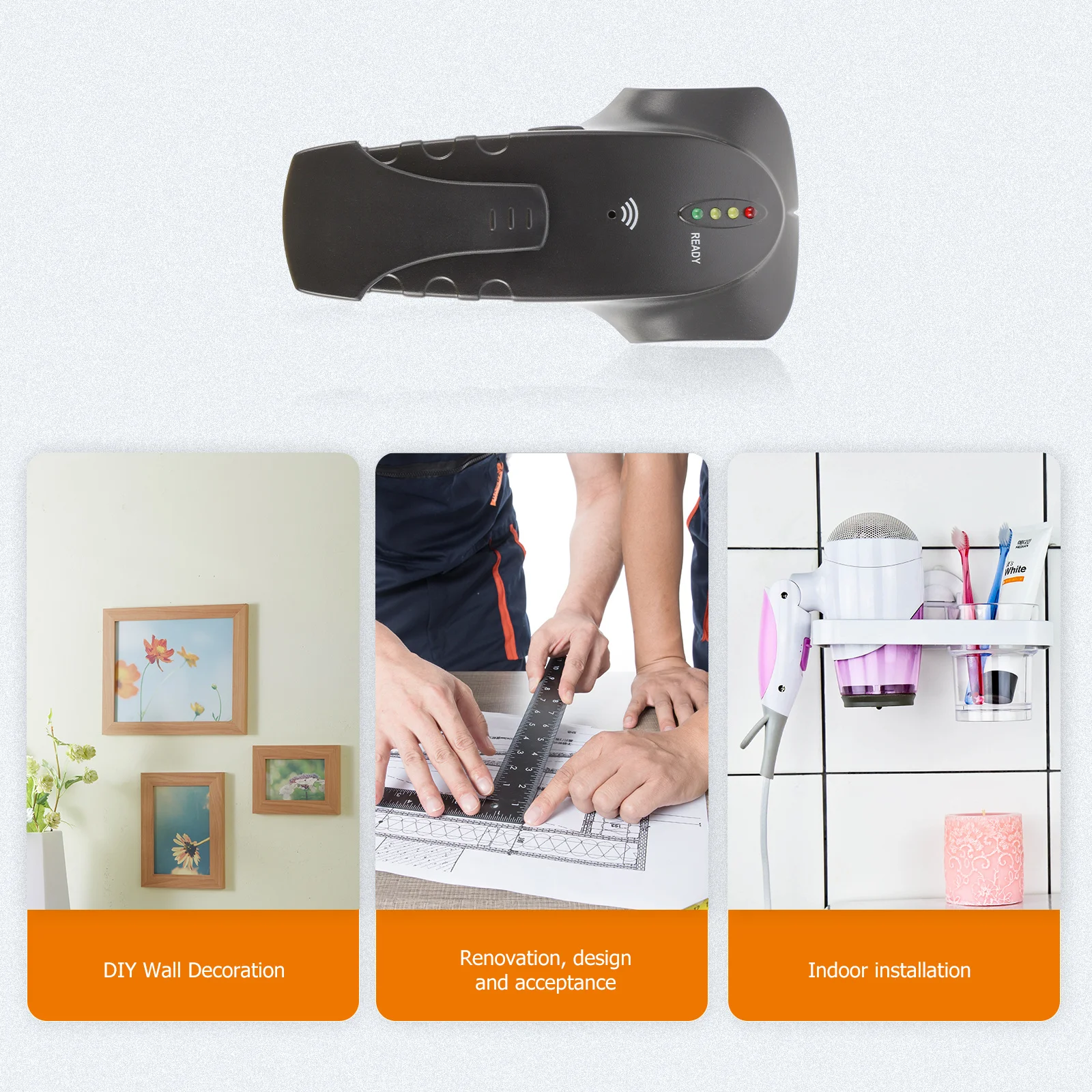 Finder Stud Finder Live Pocket Scanner Sensor Wire Wall Sensor Detection Wall Scanner Tool Instrument
Finder Stud Finder Live Pocket Scanner Sensor Wire Wall Sensor Detection Wall Scanner Tool Instrument