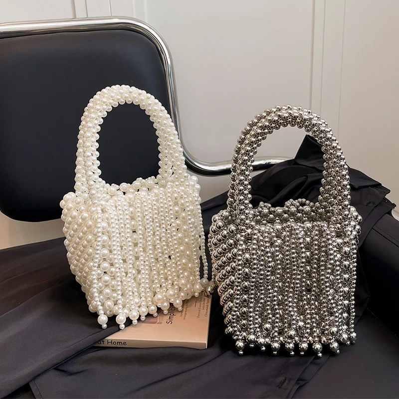 Handmade Woven Beaded Bag For Women Luxury Tassel Pearl Evening Purse And Handbag 2026 New Fashion Party Bags Vintage Sac A Mian
Handmade Woven Beaded Bag For Women Luxury Tassel Pearl Evening Purse And Handbag 2026 New Fashion Party Bags Vintage Sac A Mian