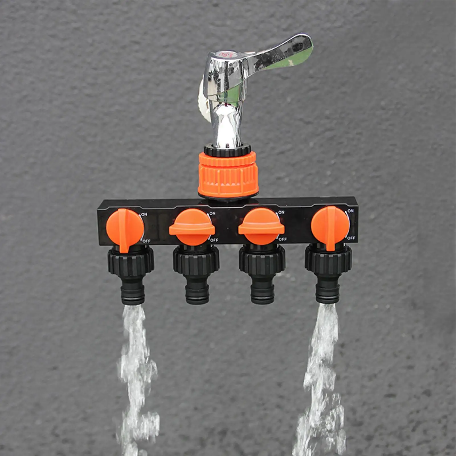 Garden Hose Pipe Splitter 4-Way Faucet Diverter Tap Hose Connector Splitter Four Independent Switches For Home Lawn Irrigation
Garden Hose Pipe Splitter 4-Way Faucet Diverter Tap Hose Connector Splitter Four Independent Switches For Home Lawn Irrigation