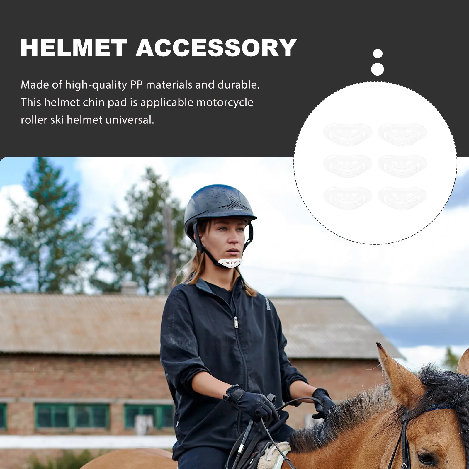 6Pcs Chin Cushion Universal PP Protective Chin Strap for Motorcycle Ski Roller Skating Accessories
6Pcs Chin Cushion Universal PP Protective Chin Strap for Motorcycle Ski Roller Skating Accessories