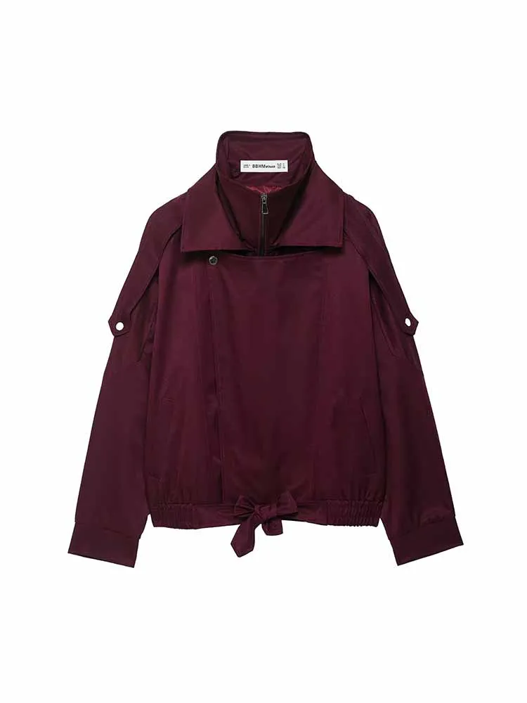 European and American style autumn new fashion women's versatile loose casual long-sleeved bow-decorated double-collar jacket
European and American style autumn new fashion women's versatile loose casual long-sleeved bow-decorated double-collar jacket