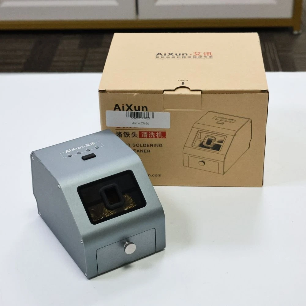 Aixun CM30 soldering iron tip automatic cleaning tin removal machine cleaning machine soldering iron head cleaner electric
Aixun CM30 soldering iron tip automatic cleaning tin removal machine cleaning machine soldering iron head cleaner electric